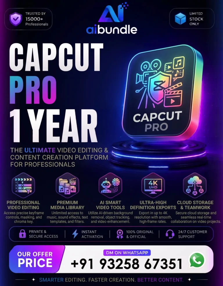 CapCut Pro — 1 Year