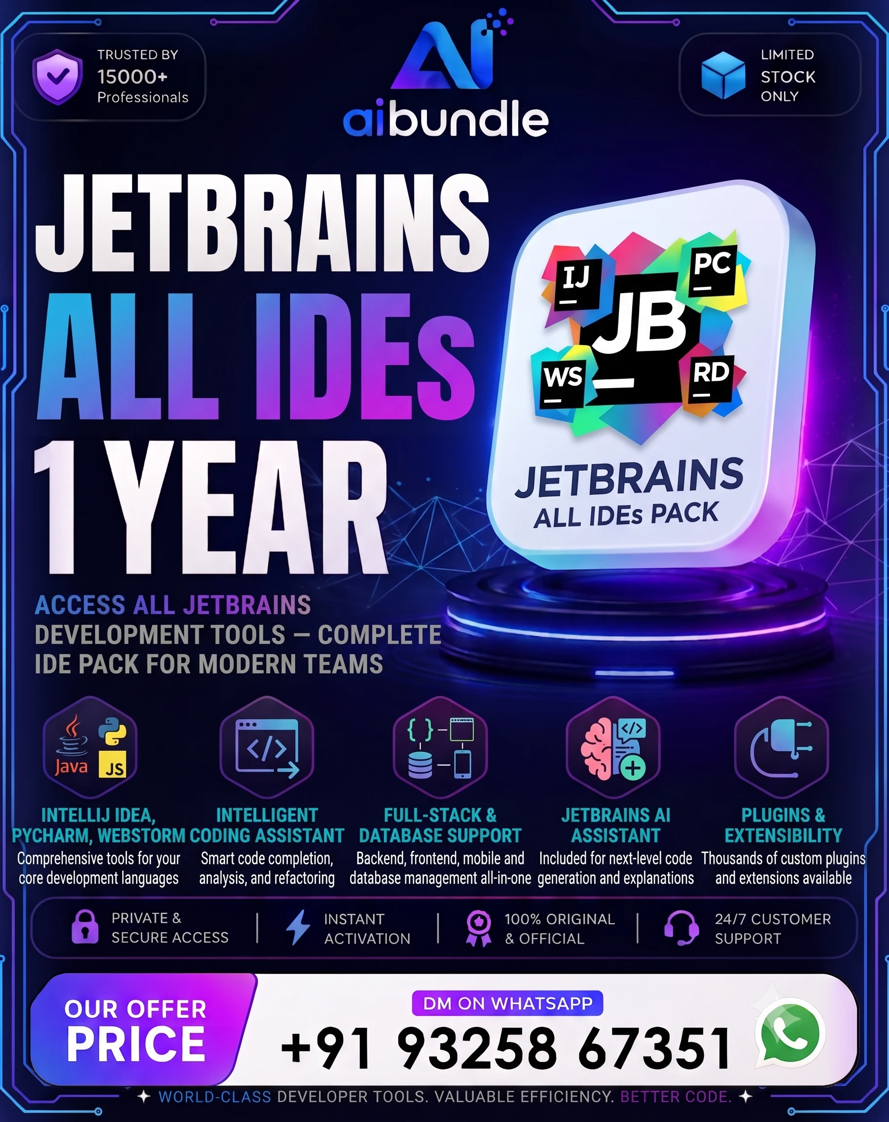 jetbrains all ides 1 year