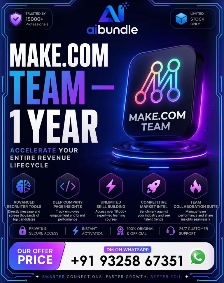 Make.com Team — 1 Year