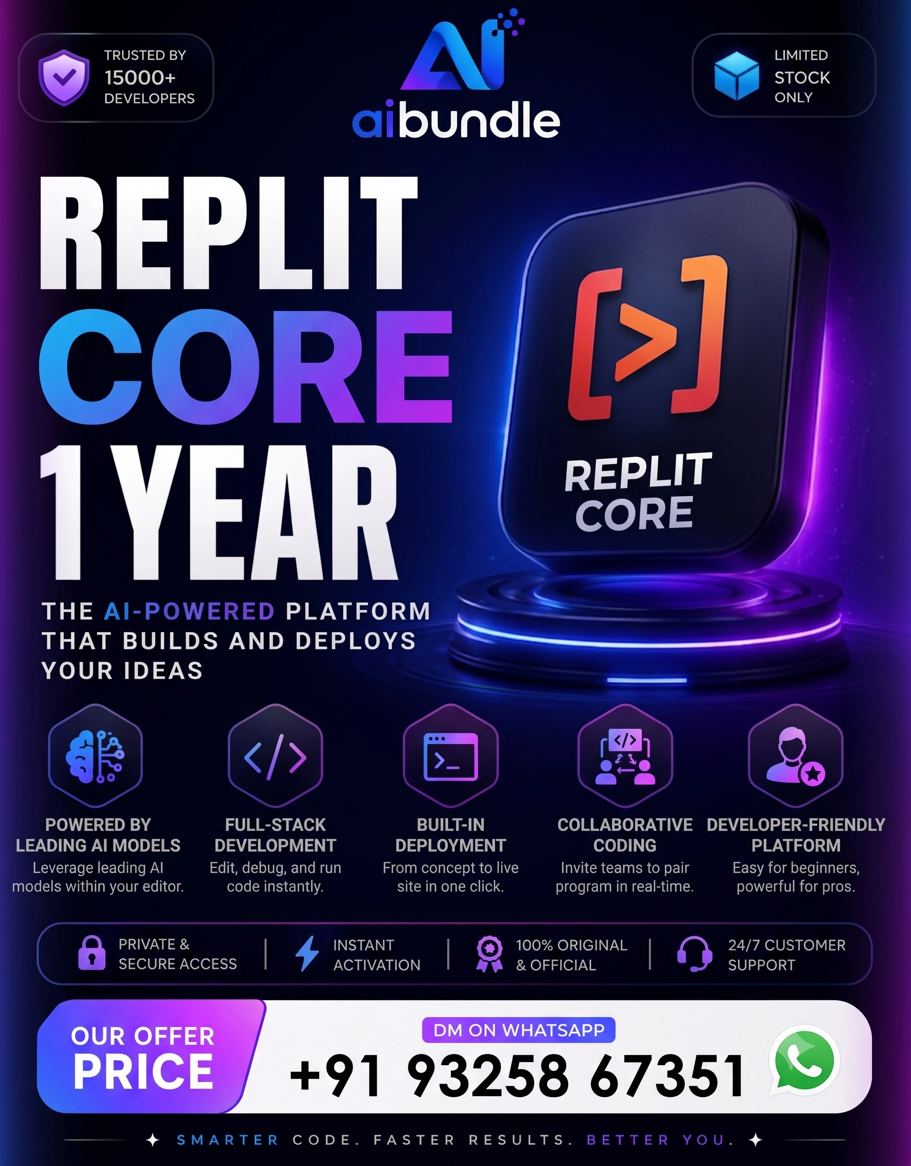 replit pro 1 year